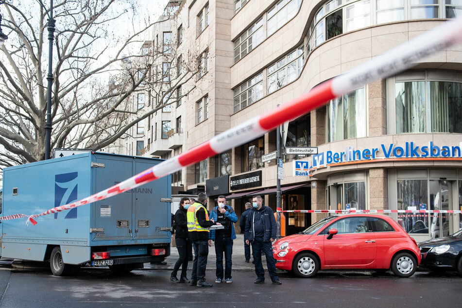 Auf dem Berliner Kurfürstendamm wurde am 19. Februar 2021 ein Geldtransporter überfallen.