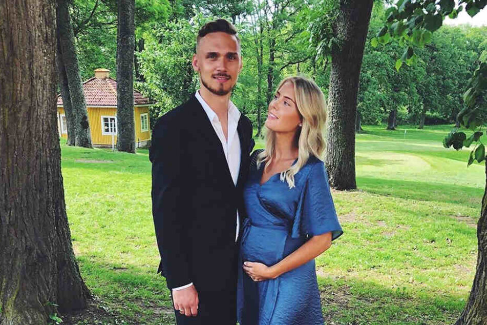 Tolles Paar: Linus Wahlqvist und seine Frau Malin werden bald Eltern.