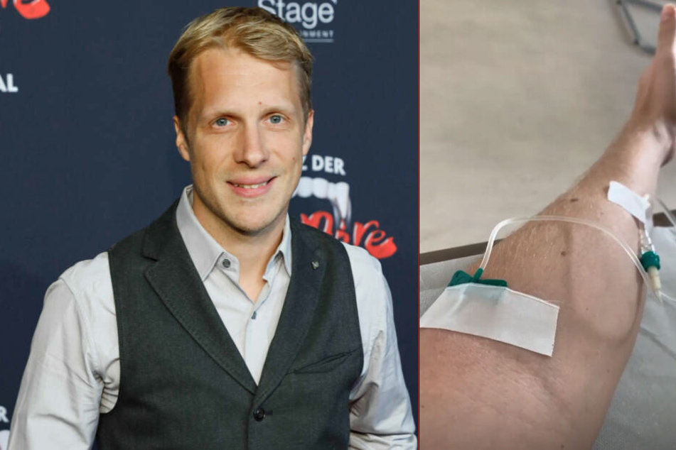 Oliver Pocher gibt Entwarnung: Er hat sich nicht richtig wohl gefühlt, deshalb gab's eine Infusion.