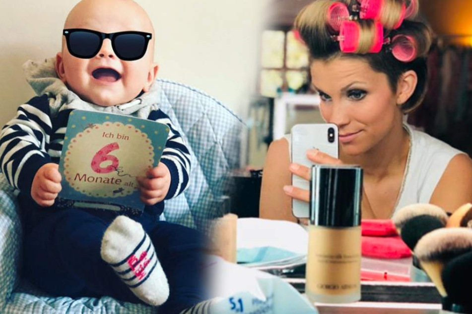 Vor sechs Monaten kam der kleine Matti zur Welt. Seine Mama meistert den Baby-Alltag mit rechts.