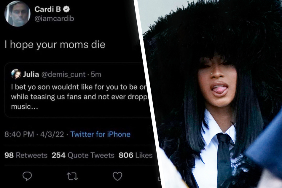 "I hope your moms die": Cardi B deletes her social media after flame war with fans
