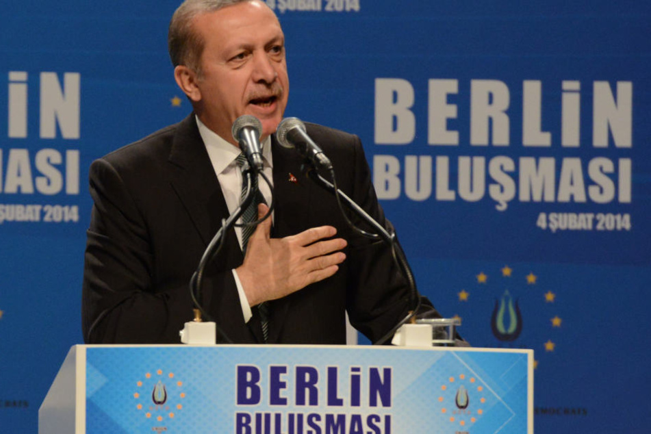 Recep Tayyip Erdogan in Berlin im Jahr 2014 (Archivbild).