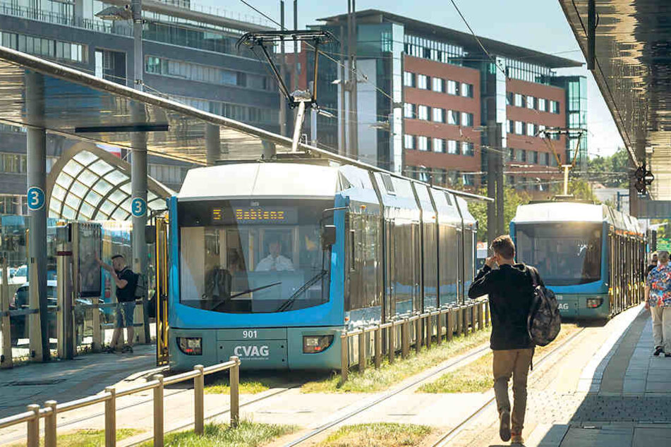 Straßenbahn und Bus fahren ist in Chemnitz
günstiger als in anderen Städten.
