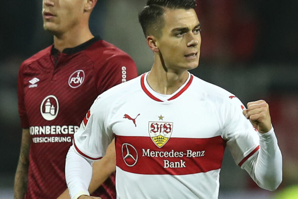 Erik Thommy (24) steht offenbar kurz vor einem Wechsel vom VfB Stuttgart zum Erstligisten Fortuna Düsseldorf.