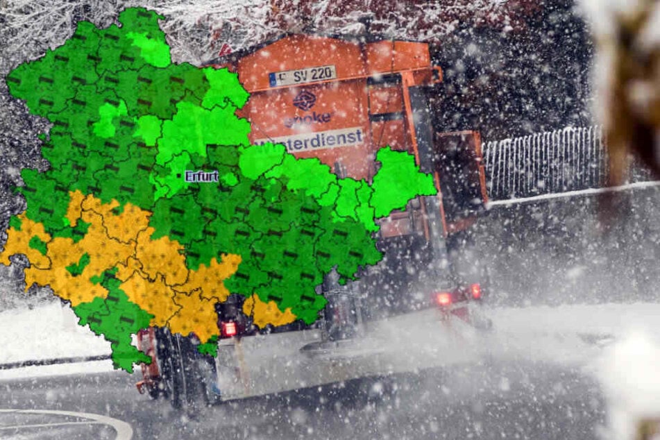 Ab Freitag soll auch Schnee im Flachland fallen.