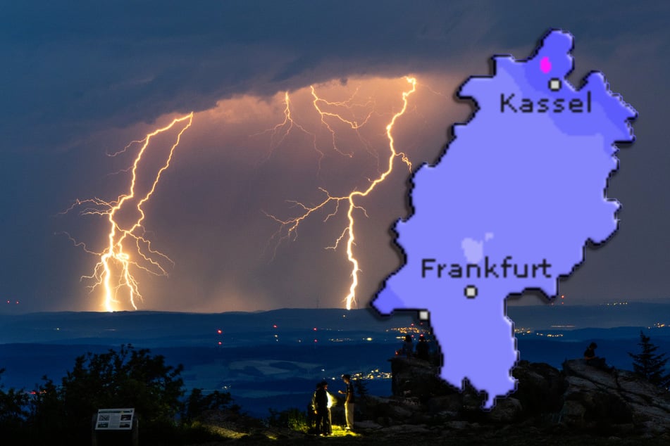 Zudem warnt der Deutsche Wetterdienst vor unwetterartigen Hitzegewittern.