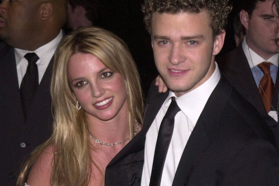 Britney Spears (l.) was apparently "triggered" by Justin Timberlake's jab at her earlier this year.