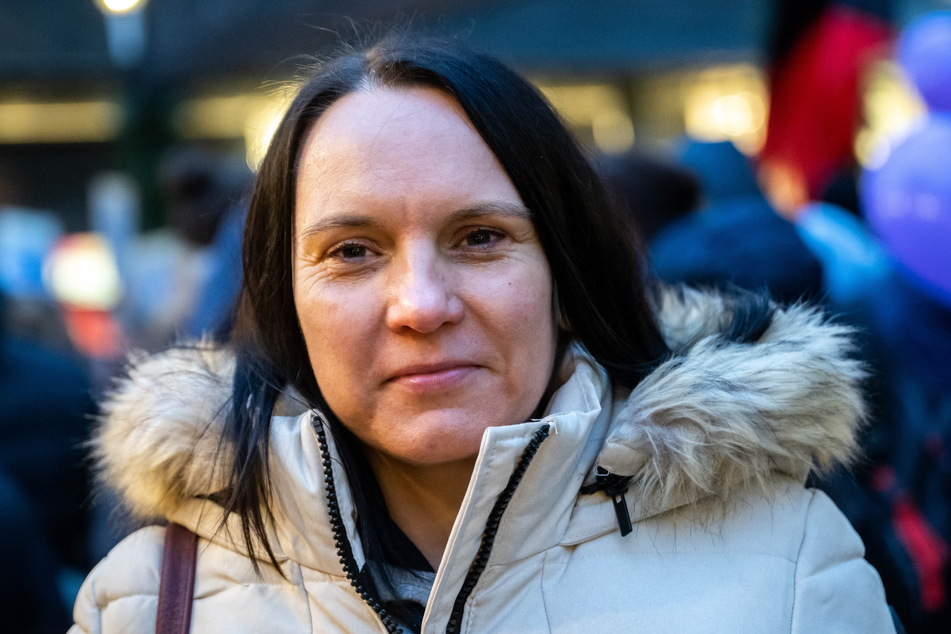 Silke Markert (44), Anmelderin der Demo "Bezahlt doch eure Krise selbst".