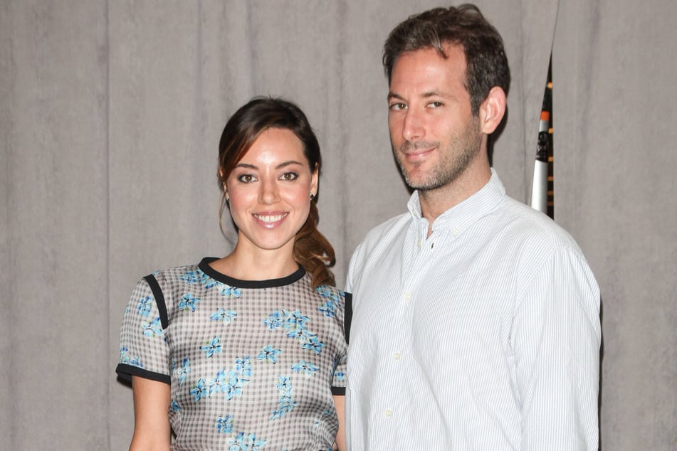Jeff Baena (r.) and Aubrey Plaza got married in 2021.