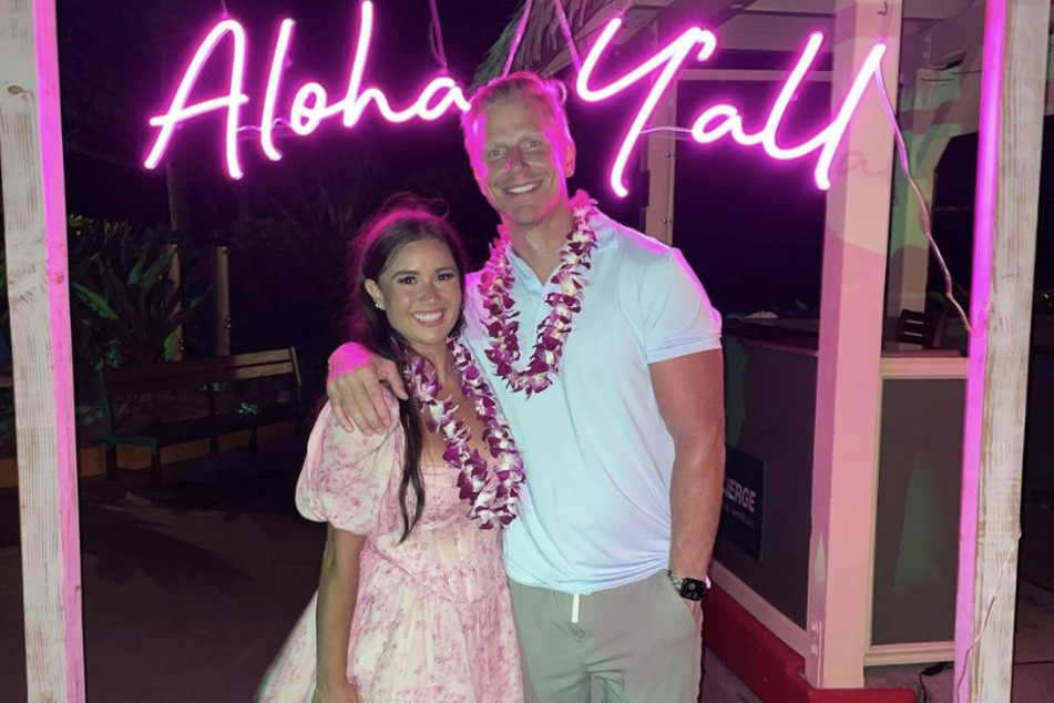 Sean Lowe (r) proposed to Catherine Giudici at the end of The Bachelor's 17th season.
