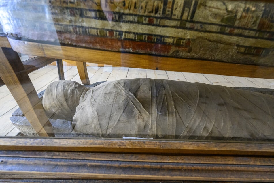 Ebenfalls Teil der Ausstellung: Die 2600 Jahre alte Mumie von Schep-en-Hor.