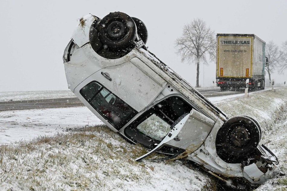 Unfall in Leisnig.