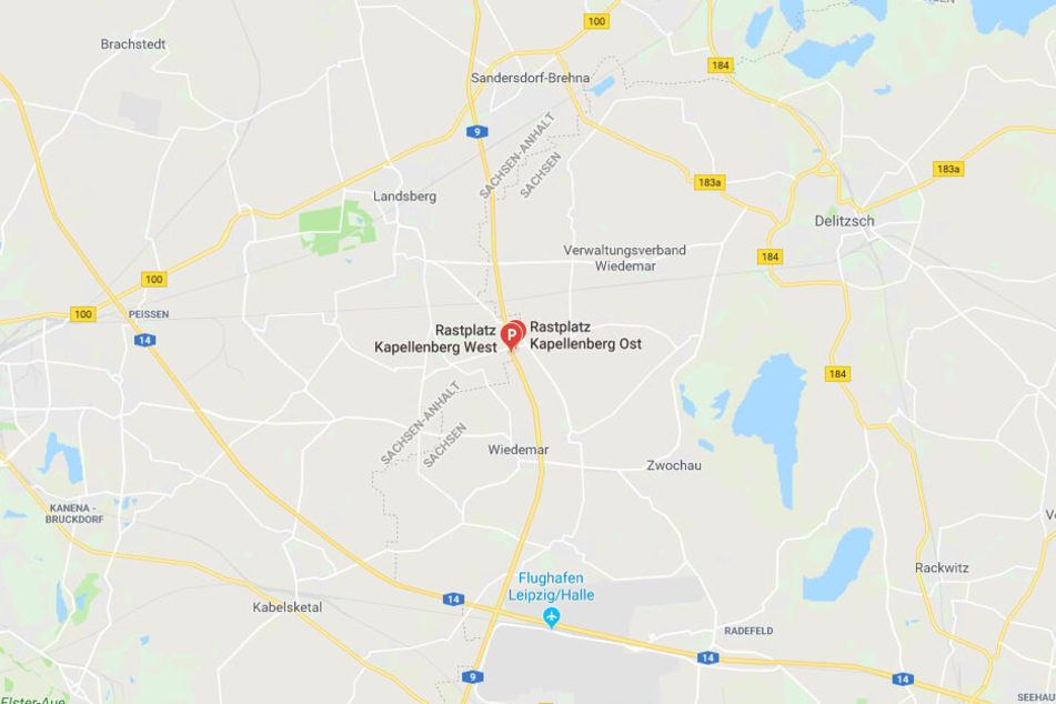 Etwa auf Höhe der Raststätte Kapellenberg passierte das Unglück.