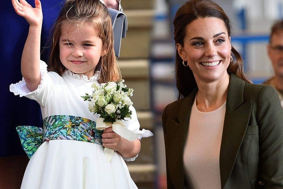 Prinzessin Charlotte (3) musste während einer Autofahrt ganz dringend etwas erledigen. Kate begleitete ihre Tochter natürlich aufs stille Örtchen.