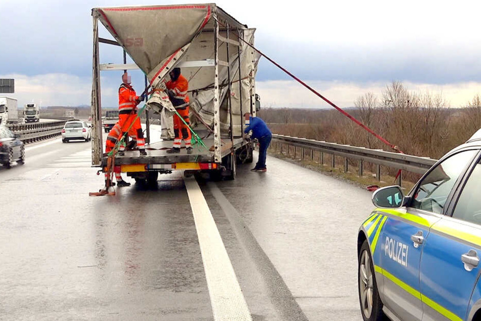 Gefährliche Situationen spielten sich am Montagnachmittag auf der A14 ab.