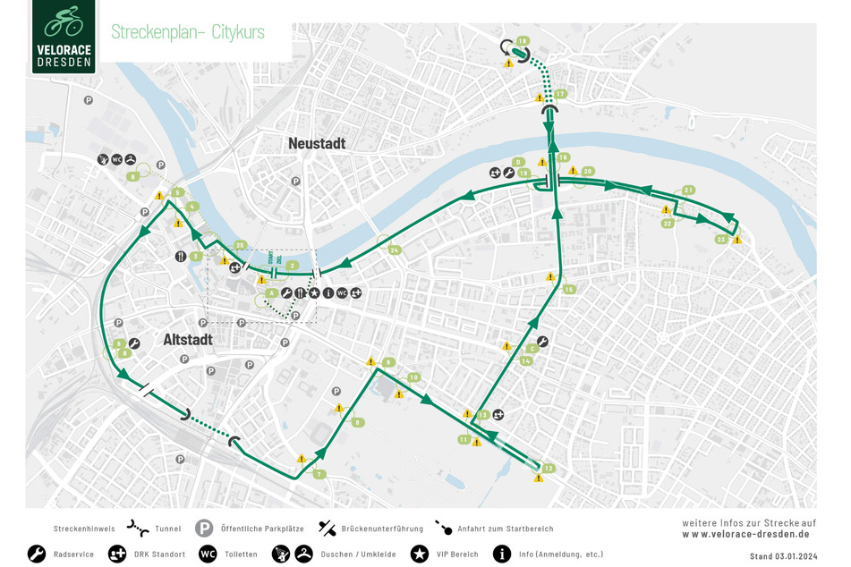 Über diese Straßen verläuft das Radrennen am Sonntag.