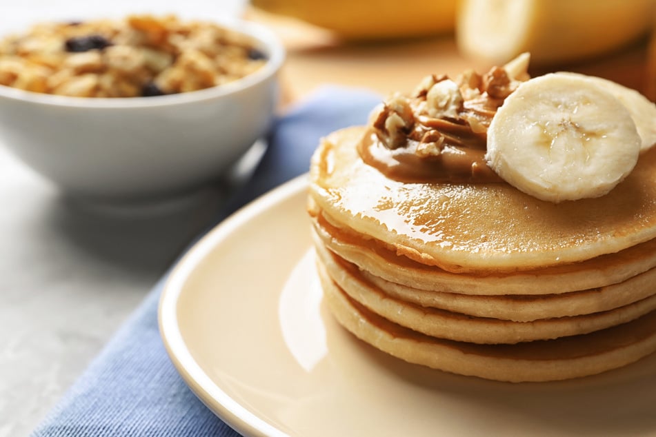 Bananen Pancakes ohne Zucker für ein gesundes Frühstück