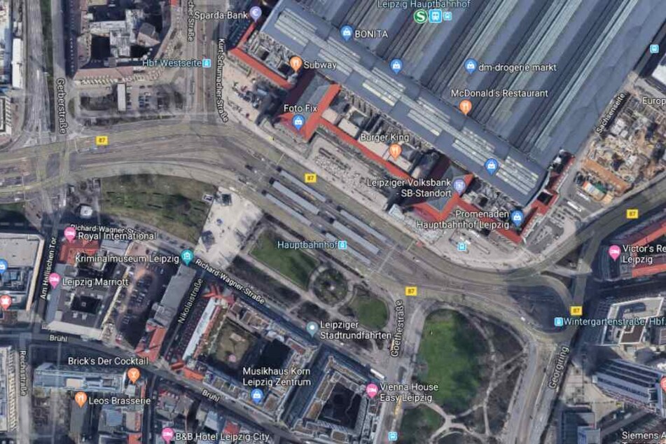Die wilde Liebelei soll sich im Müllerpark vor dem Willy-Brandt-Platz ereignet haben.