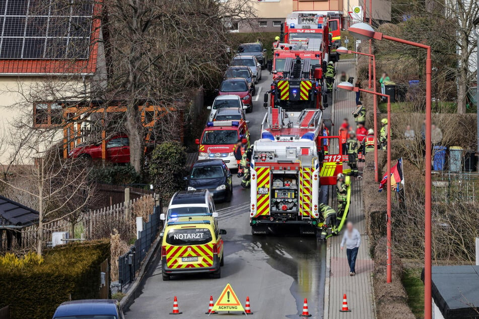 Die Feuerwehr musste in die Straße Am Grund ausrücken.