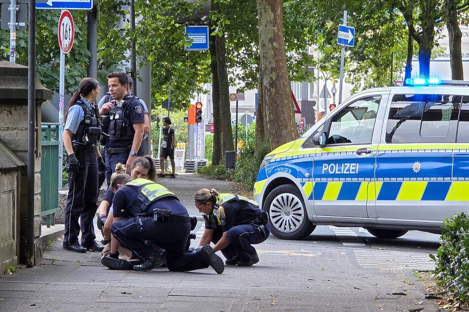 Nach seiner gescheiterten Flucht wurde der Mann von der Polizei festgenommen.