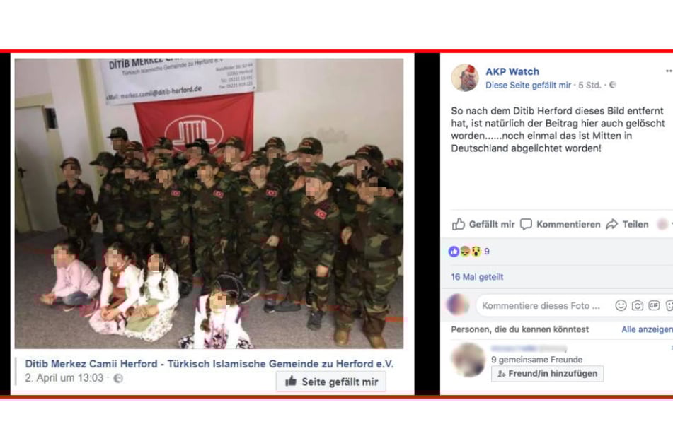 Eine militärische Aufführung von Kleinkinder in der Ditib-Moschee sorgt für Diskussion in Herford.