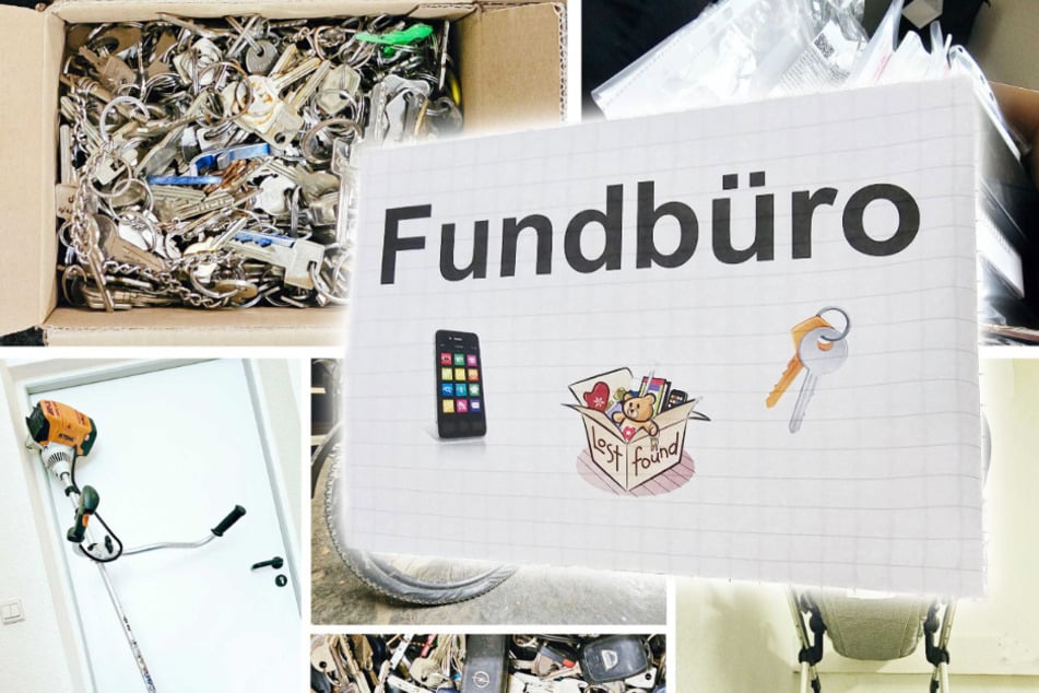 Von Schlüssel über Handys bis hin zur Gitarre: Diese Gegenstände werden im Zwickauer Fundbüro abgegeben