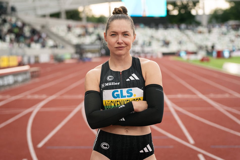 Gina Lückenkemper (29) lief bereits bei der DM 2025 im Heinz-Steyer-Stadion und freut sich auf die 100 Meter am Sonntag.