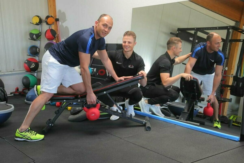 Ein Einblick in das hauseigene Fitnessstudio.