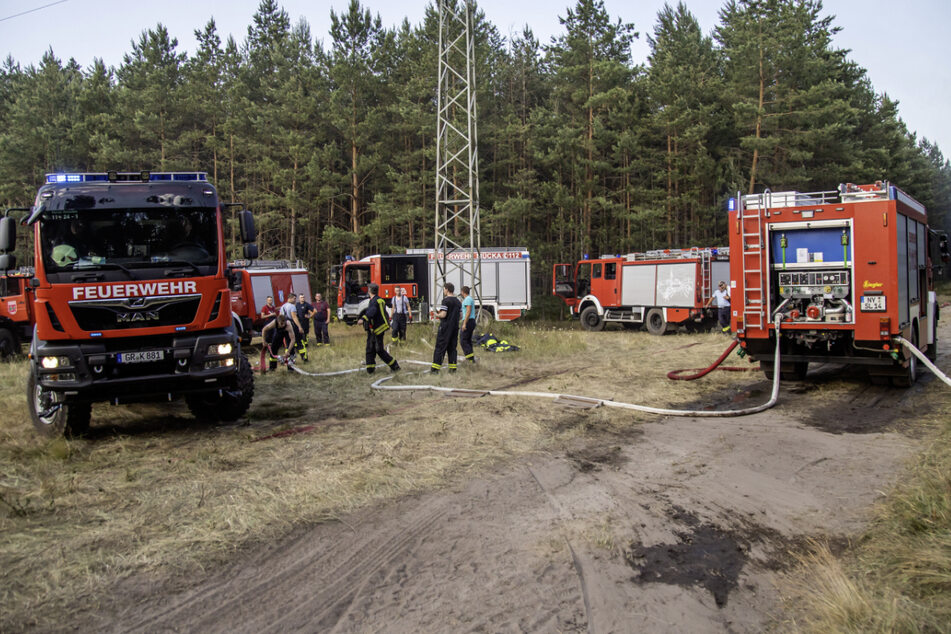 150 Kameraden der Feuerwehr waren bei den Löscharbeiten im Einsatz.