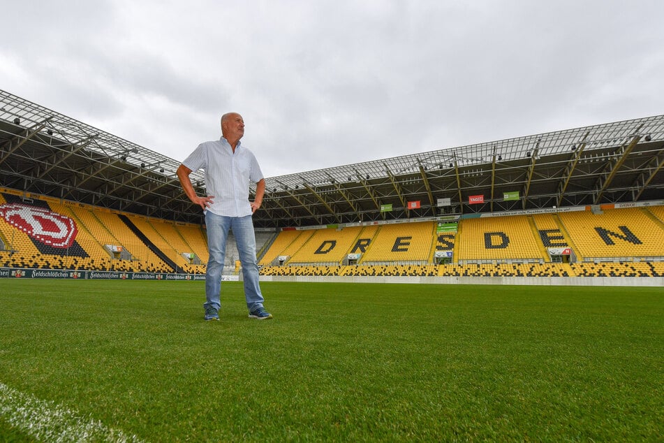 Nach seinem Karriereende arbeitete Hansi Kreische (†78) als Scout bei der SGD. (Archivfoto)