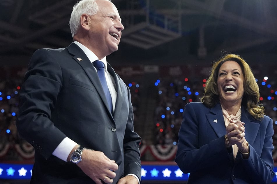 Kamala Harris and VP pick Tim Walz hold first campaign rally in Philadelphia