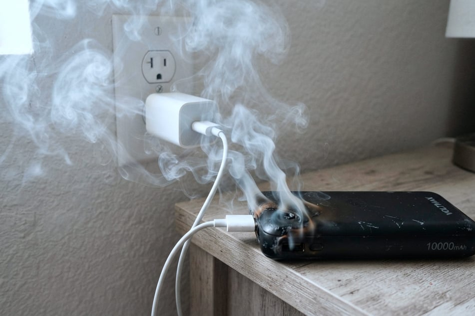 Eine Powerbank fing an Bord einer IndiGo-Maschine Feuer. (Symbolfoto)