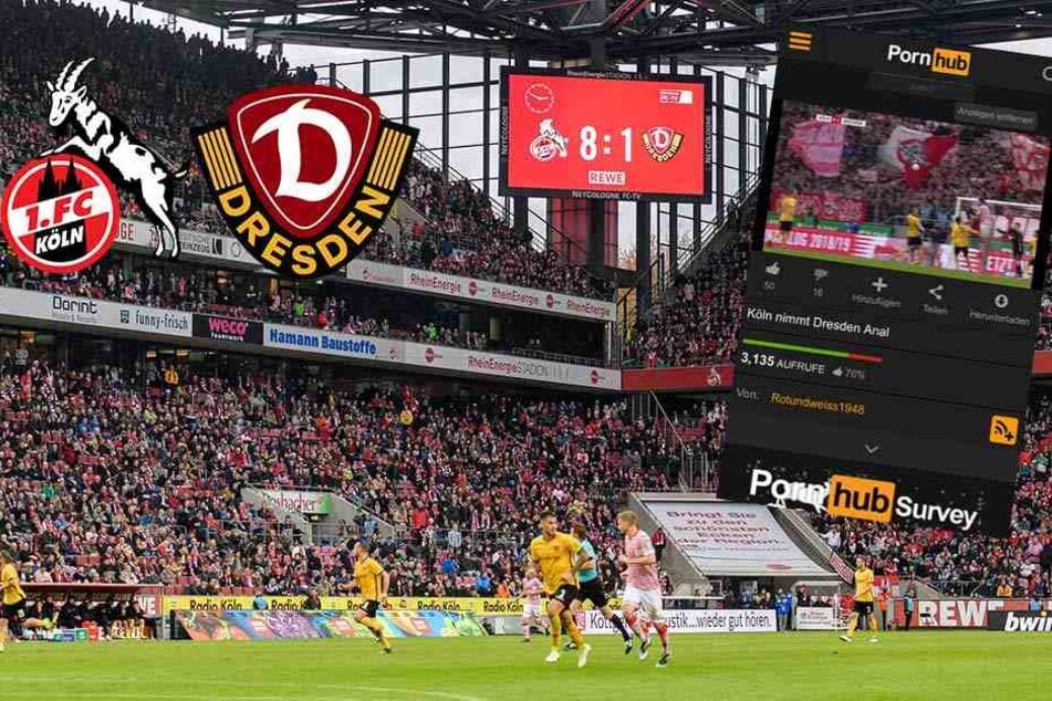 1:8-Klatsche auf Sexseite hochgeladen: Dynamo und Köln sind jetzt Porno