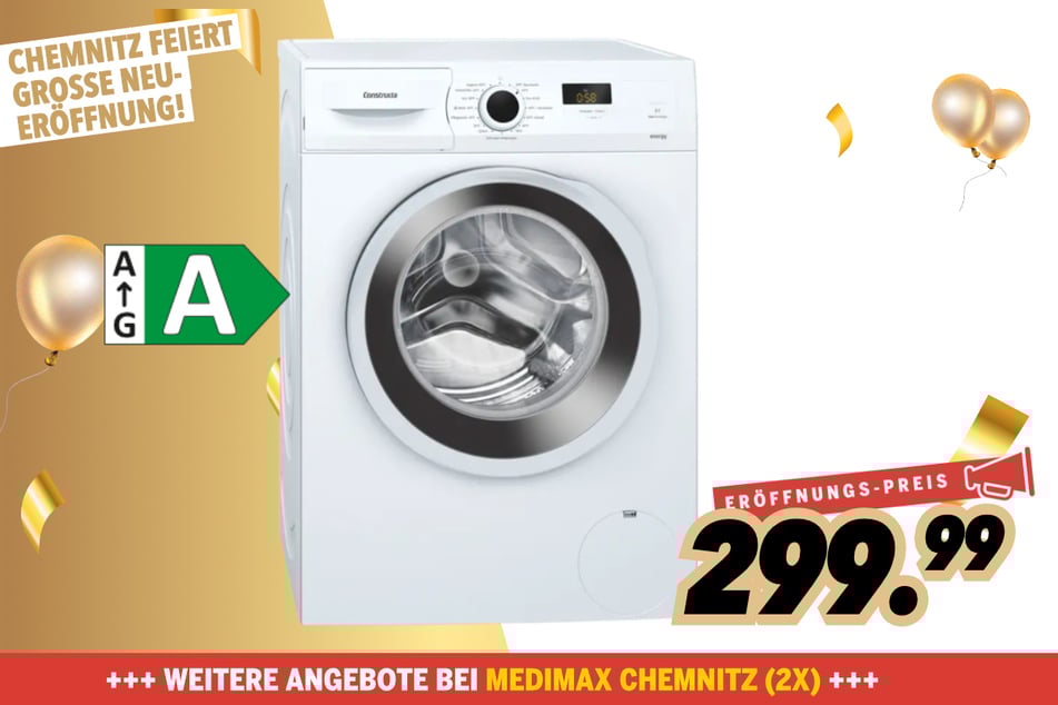 Constructa-Waschmaschine für 299,99 Euro.