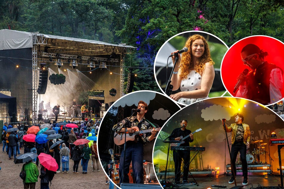 Dresden: "Viel besser als die Kack-Hitze": Feierwütige trotzen Regen auf dem "Come To The Woods"-Festival