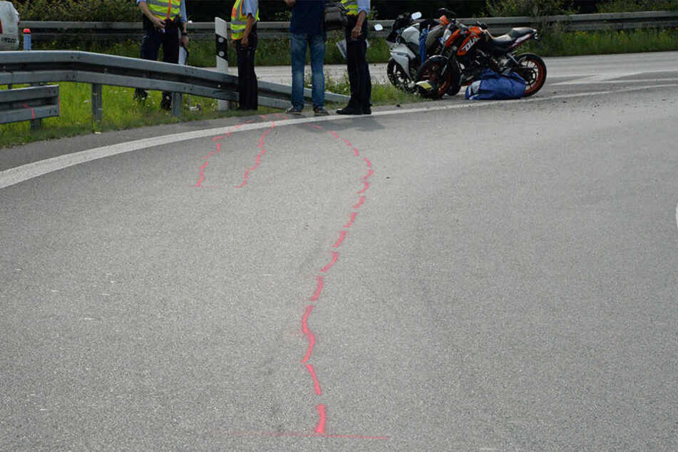 In der Ausfahrt verlor der 18-Jährige die Kontrolle.