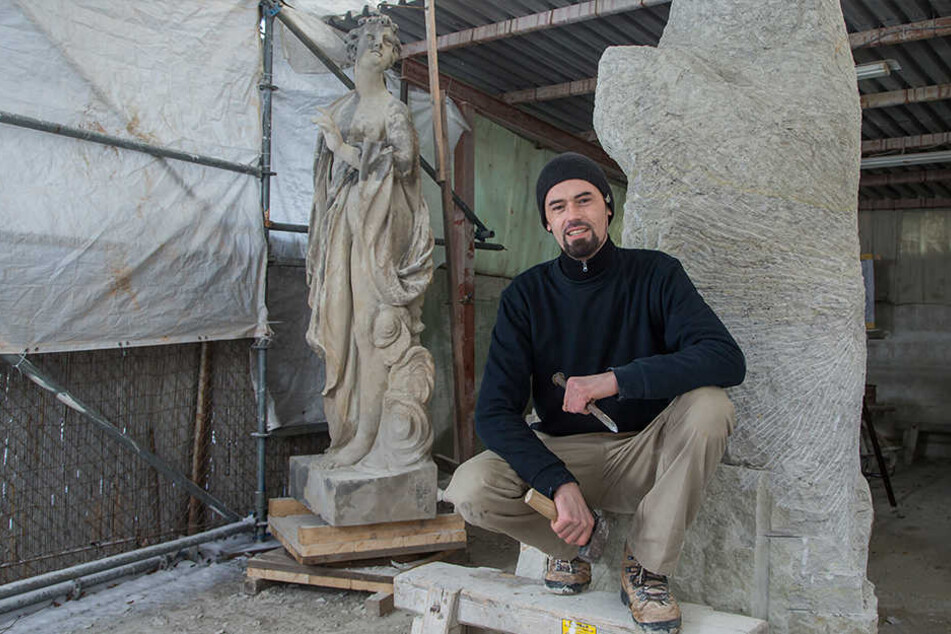 Diese Figur soll Tillmann Richter (36) millimetergenau nachbauen.