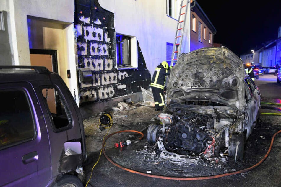 Bei dem Brand wurden drei Menschen verletzt.