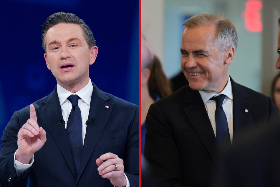 Canadian Prime Minister Mark Carney is facing pressure from opposition leader Pierre Poilievre over the shrinking of Canada's economy.
