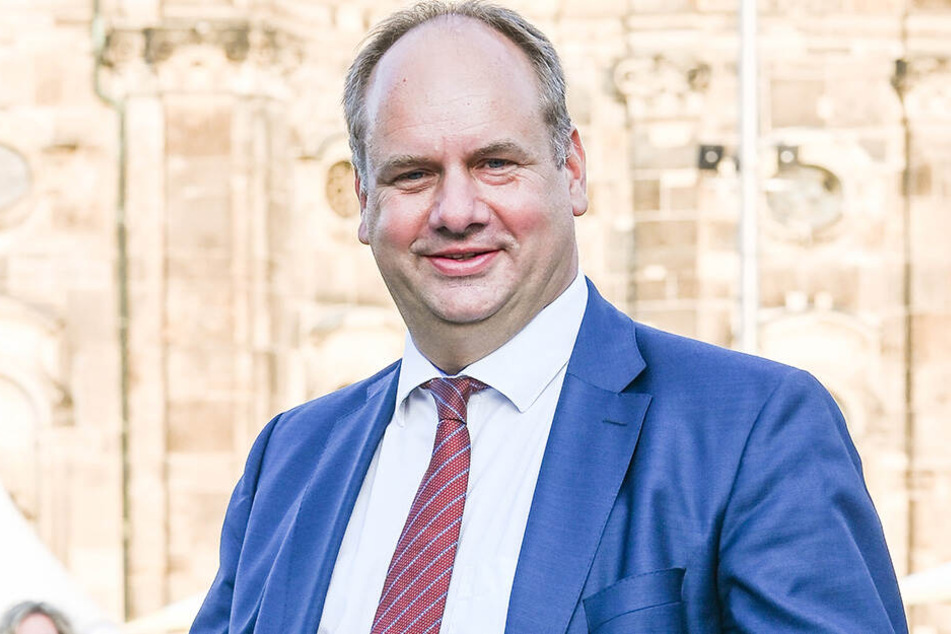 Dresdens Oberbürgermeister Dirk Hilbert (47, FDP) eröffnete das Stadtfest.