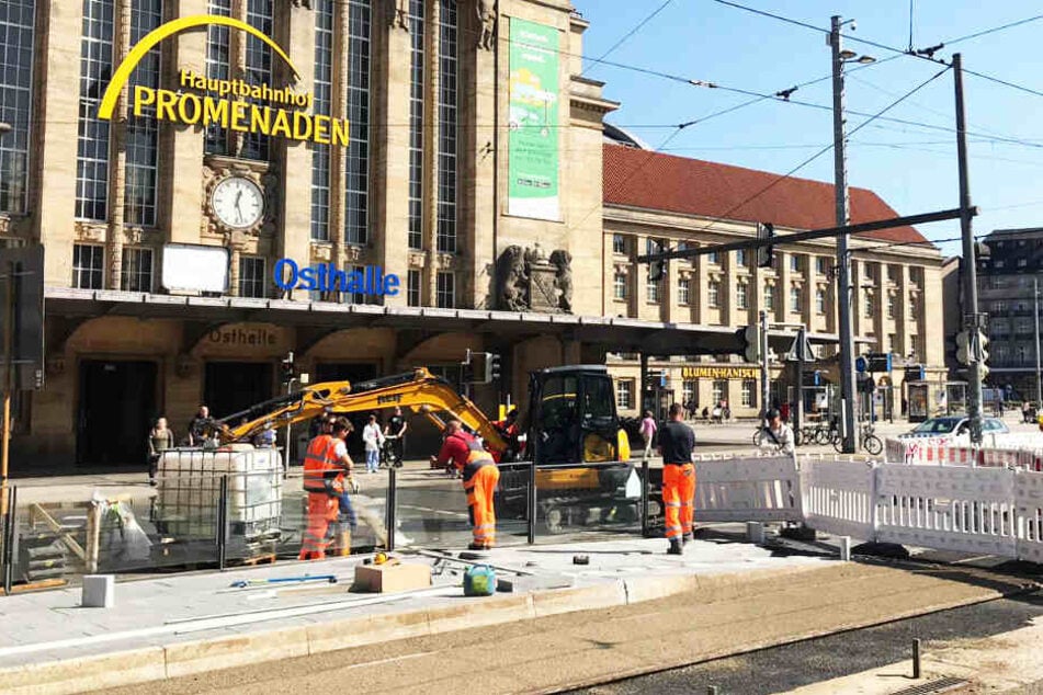 Zukünftig soll ein Mittelweg den Fahrgaststrom in Richtung Hauptbahnhof führen.