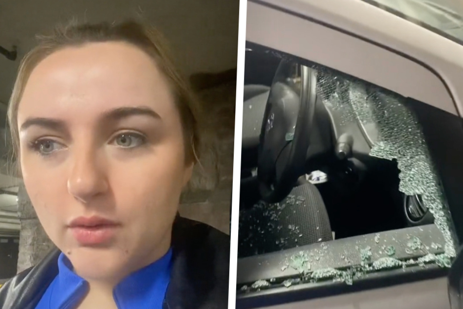 TikTok-Nutzerin "mamaaoife" dokumentierte den Schaden mit ihrer Kamera und berichtete ihren Followern anschließend vom McDonald's-Dieb.