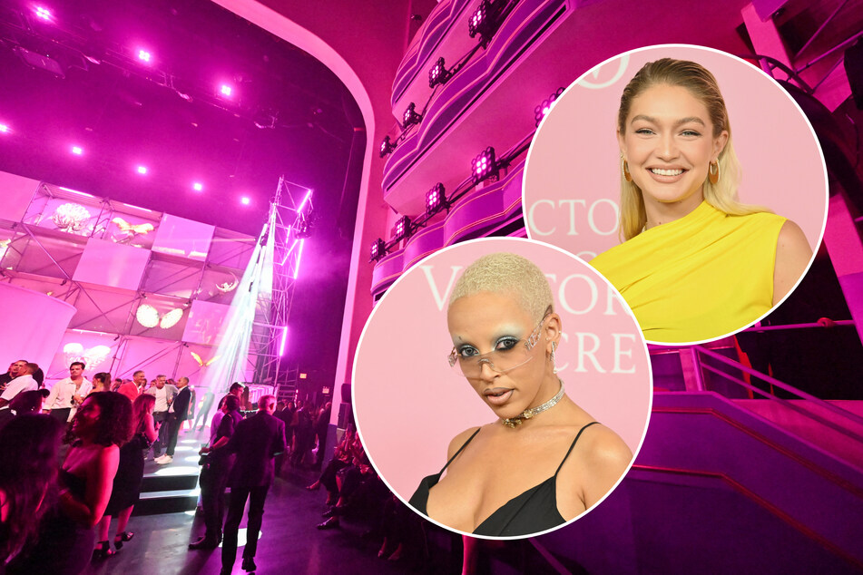 Gigi Hadid and Doja Cat lead star-studded pink carpet at Victoria's Secret premiere