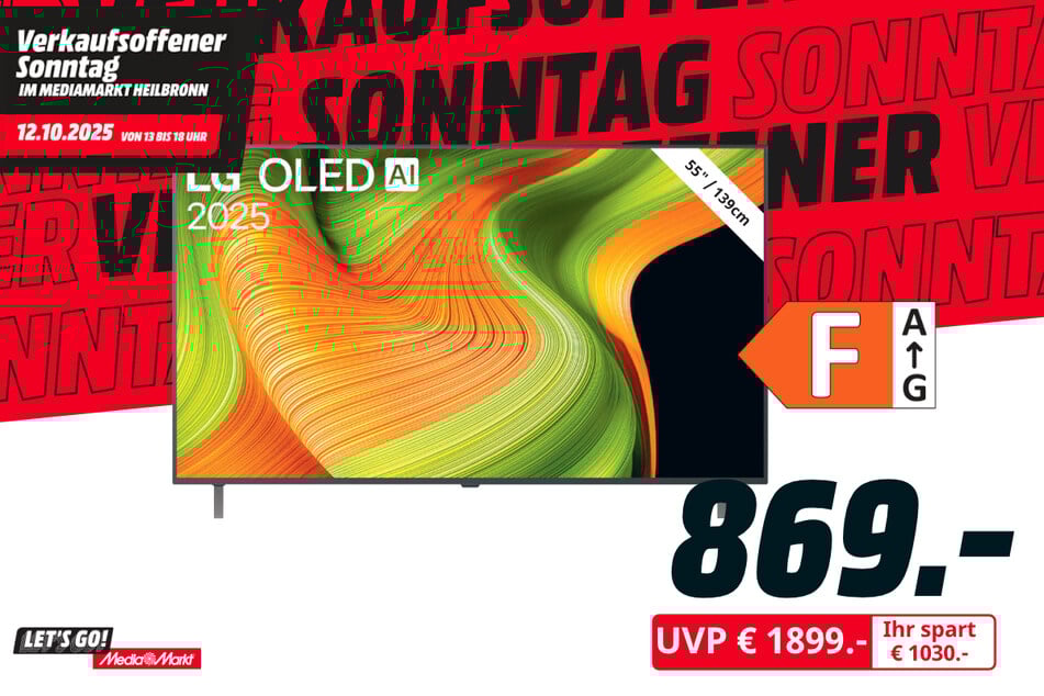 55-Zoll LG-Fernseher OLED55B59LA für 869 statt 1.899 Euro.