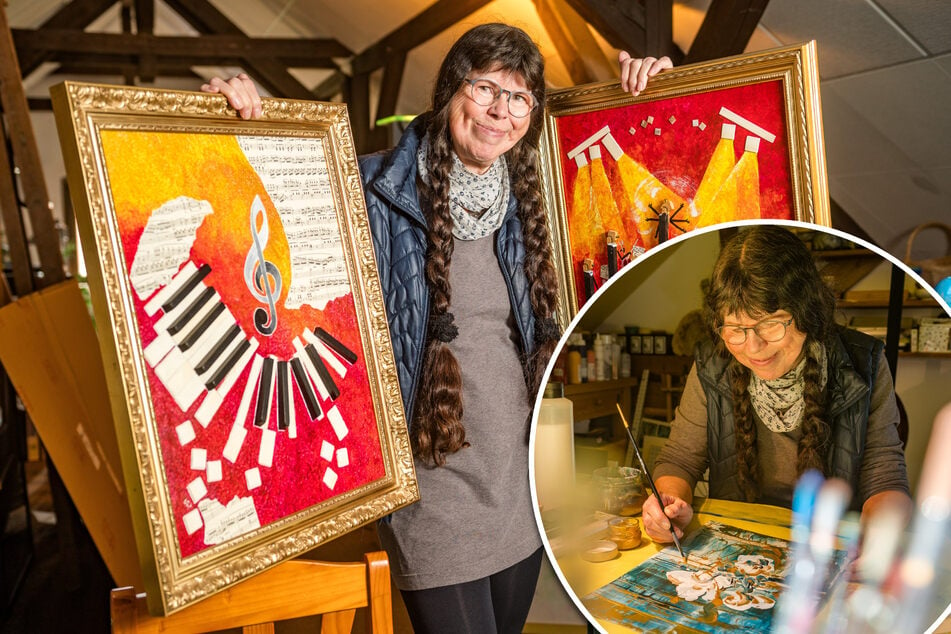 Dresden: Glückliche Kunst: Ex-Mathelehrerin hat ihre wahre Berufung gefunden