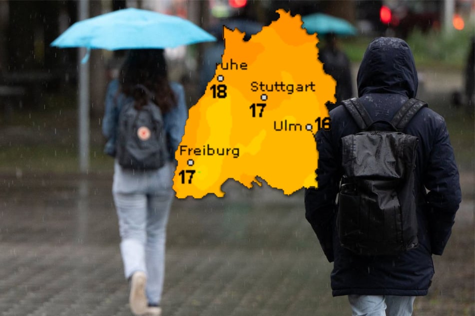 Menschen im Südwesten Deutschlands sollten in den kommenden Tagen an ihren Regenschirm denken. Zusätzlich sinken die Temperaturen deutlich.