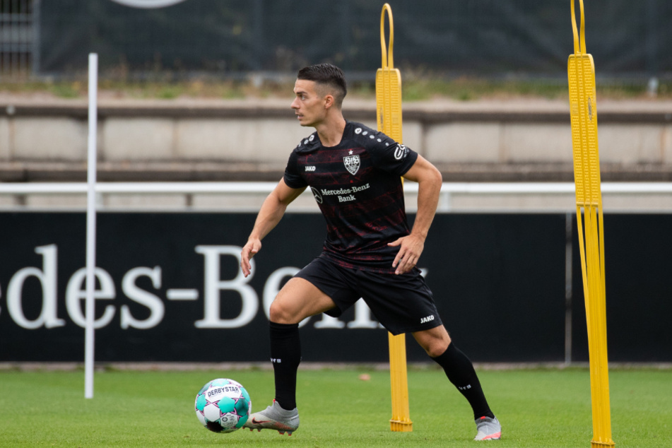 VfB-Mittelfeldspieler Erik Thommy (26) fällt mit einem Ellenbogenbruch mehrere Wochen aus.
