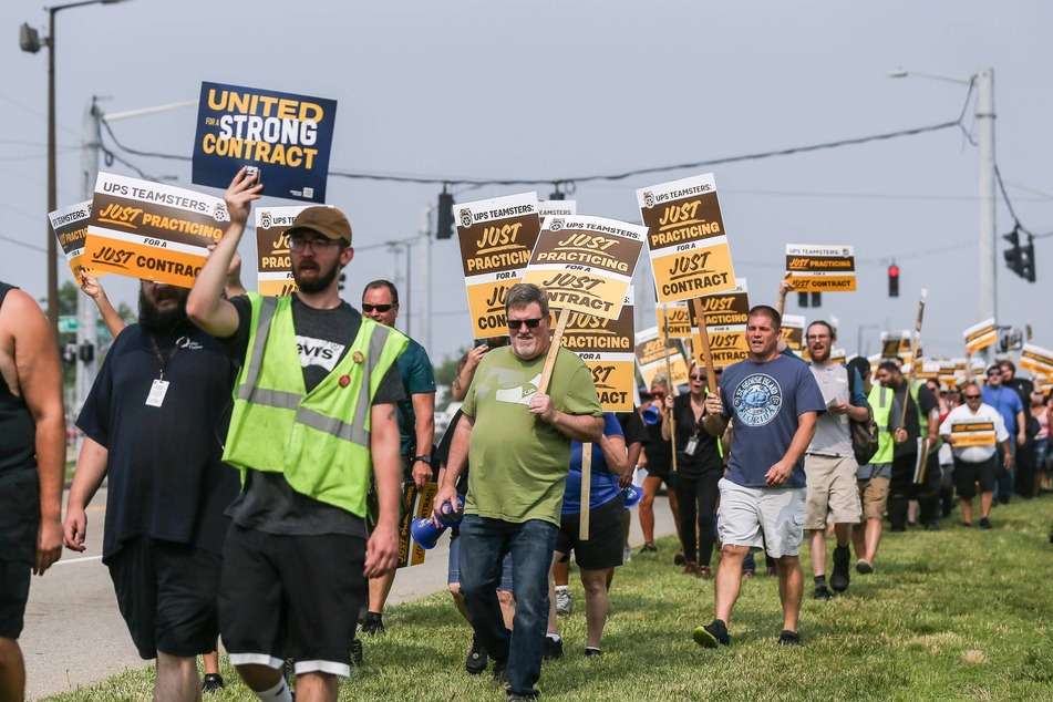 UPS workers and Teamsters union members are poised to launch the largest single-employer strike in US history.