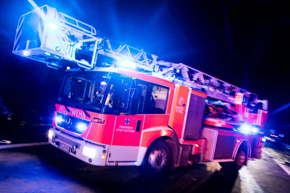 20 Feuerwehrwagen eilten zu dem Großbrand. Die Lagerhalle brannte vollständig nieder. (Symbolbild)
