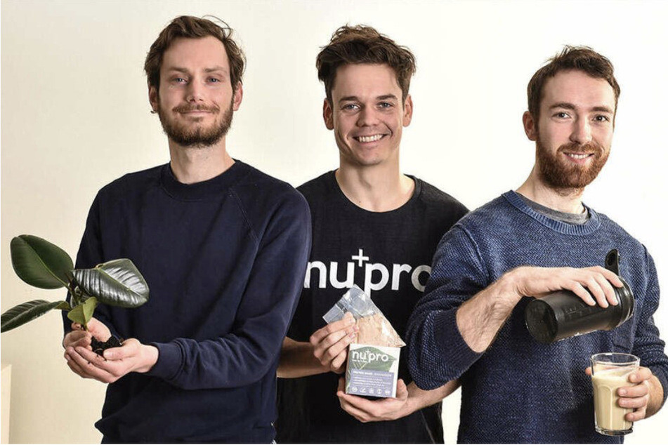 Thomas Stoffels ( v.l.), Christian Fenner und Mathias Tholey sind die Gründer von "The Nu Company".